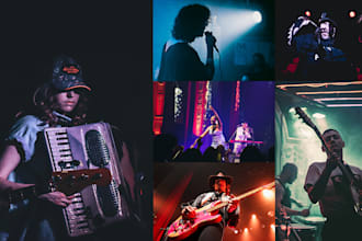 capture your concert, or live event with cinematic edits