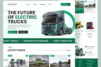 build a logistics website truck dispatch freight shipping system cargo website