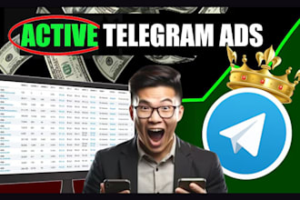 do telegram promotion for solana memecoin to 90m token holders, twitter ads