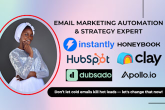 automate clay com and instantly ai workflow for cold email outreach