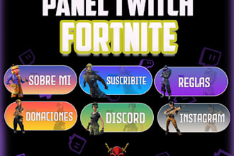 fornite panel for you channel