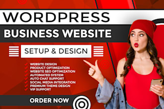 create wordpress website design, redesign wordpress business website development