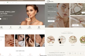design jewelry shopify store engagement ring jewellery website shopify redesign