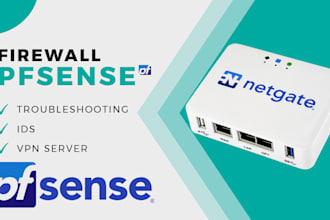 install, configure and troubleshoot pfsense firewall