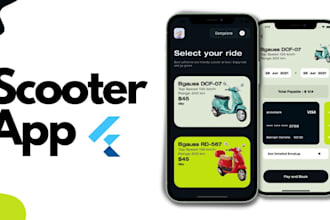 build e scooter app, ev charging app, ai tracker app, ai finder app gps