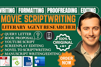 write edit format your movie script screenplay youtube script literary agent
