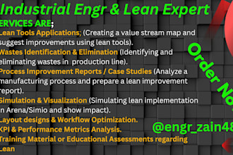 implement lean manufacturing tools for process improvement