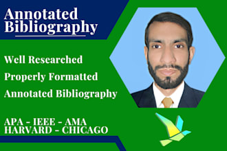 create a high quality annotated bibliography on any topic