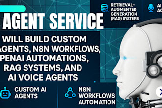 build ai agent, n8n workflows, openai agent, ai automation, rag, ai voice agent