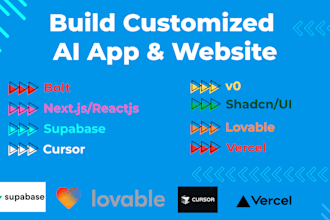 build web app, website with nextjs, tailwind, lovable, shadcn UI and typescript
