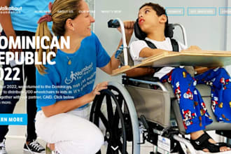 design non profit fundraising crowdfunding ngo website for charity donation