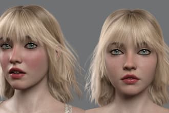 sculpt realistic 3d face 3d head model 3d head bust sculpture 3d metahuman