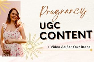 create ugc ads for mom, kids products, baby for your brand