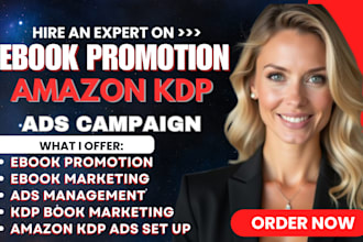 setup amazon KDP ads for your ebook and manage it on amazon ebook promotion