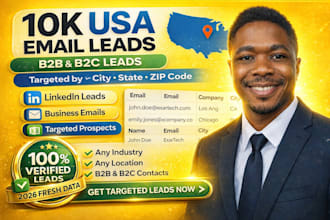 generate USA email leads contacts