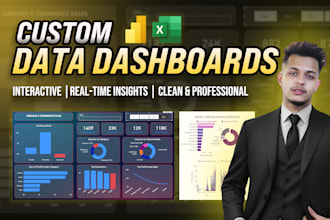 do data analysis and build dashboards in power bi or tableau