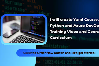 create yaml course, python and azure devops training video and course curriculum