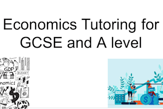 provide economics tutoring for gcse and a level