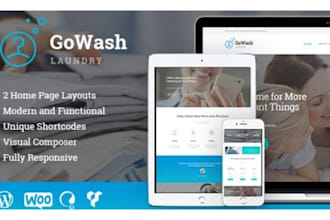 design laundry website office cleaning website house and dry cleaning website