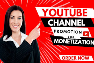 do organic youtube video promotion for channel growth and monetization