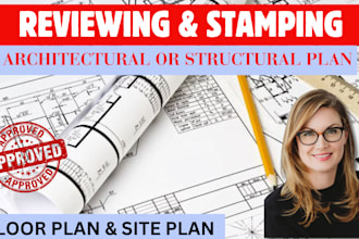 pe stamp architecture drawing floor plan for hi, nv, ny, oh, pa city permit
