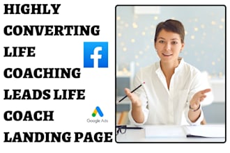 generate hot life coaching leads business coaching leads life coach landing page