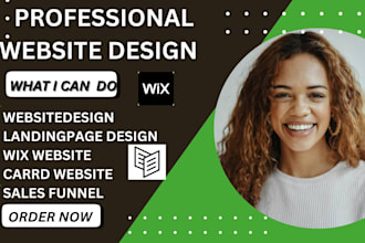 design and redesign website carrd wix landing page sales funnel online store