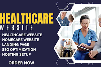 design a responsive homecare and healthcare website homecare website