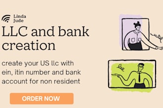 create your US llc with ein, itin number and bank account for non resident