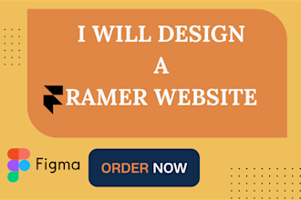 design and redesign framer wesite, figma to framer