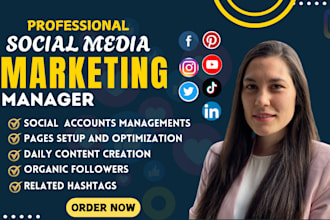 create social media business accounts, perfect setup and page optimizations