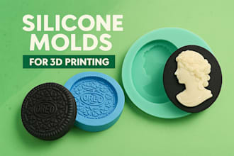design silicone molds for 3d printing
