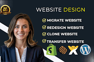 migrate, clone, and redesign websites on wix, wordpress, shopify