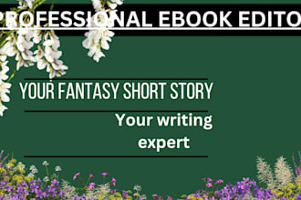 proofread and edit your short stories, adult book, novel