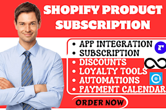 design shopify store product subscription subify appstle loop recharge bold seal