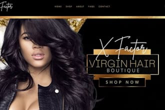 build wix hair extension, hair extension shopify store, hair extension website