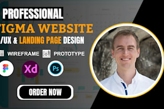 do figma website design, figma landing page, website design figma, website ui ux