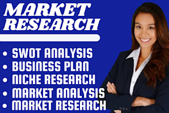 do market research report competitor and swot analysis business plan pitchdeck