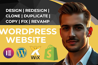 migrate, fix, clone, duplicate, redesign website across wix, wordpress, shopify