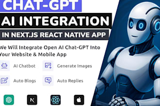 develop ai mobile app ai web app integrate ai saas openai whatsapp chatbot ghl