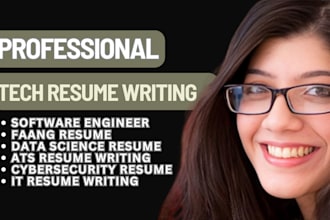 write ats IT tech sales software cloud engineering data science resume faang