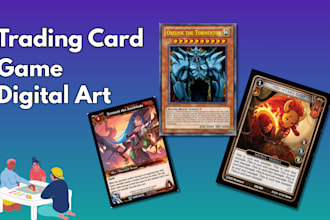 do trading card game, digital art character design sensei trading card game