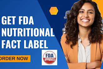 create fda, cfia, eu and fsanz nutrition facts label