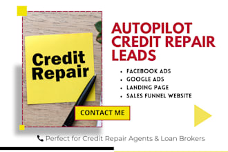 generate credit card repair leads website credit card loan lead generation