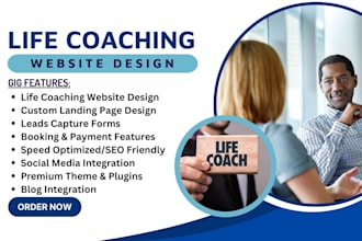 design life coaching website consultant personal trainer therapy fitness website