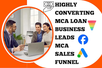 generate qualified mca business loan leads mca leads using facebook google ads