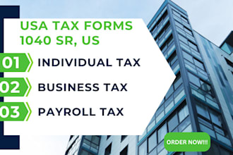 prepare your USA individual business and payroll tax returns