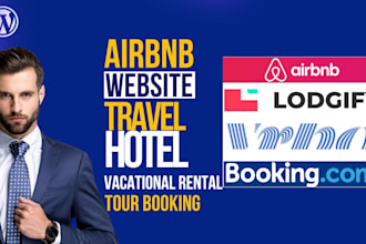 build lodgify airbnb direct booking, hotel booking, or property listing website