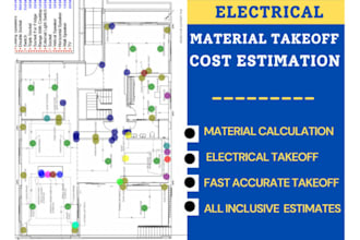 do quantity takeoff, material take off and construction cost estimation