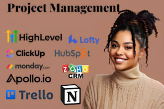 setup clickup monday crm asana trello integrate chatgpt make com notion airtable